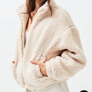 pacsun teddy bear jacket